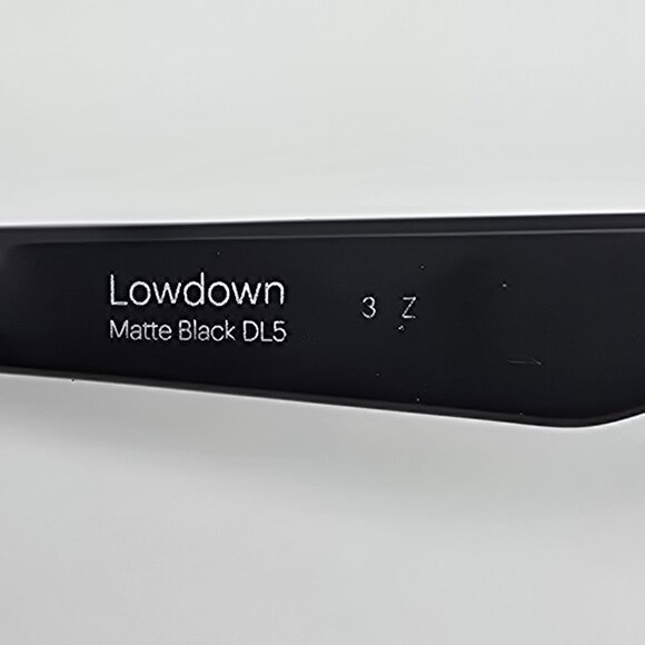 Smith Optics Lowdown Matte Black Frame Polarized CP Brown Lens Sunglasses 56mm - Picture 10 of 16